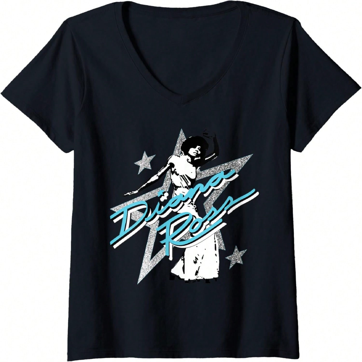 Wounisex - Queen Of Soul V-Neck T-Shirt S разноцветный