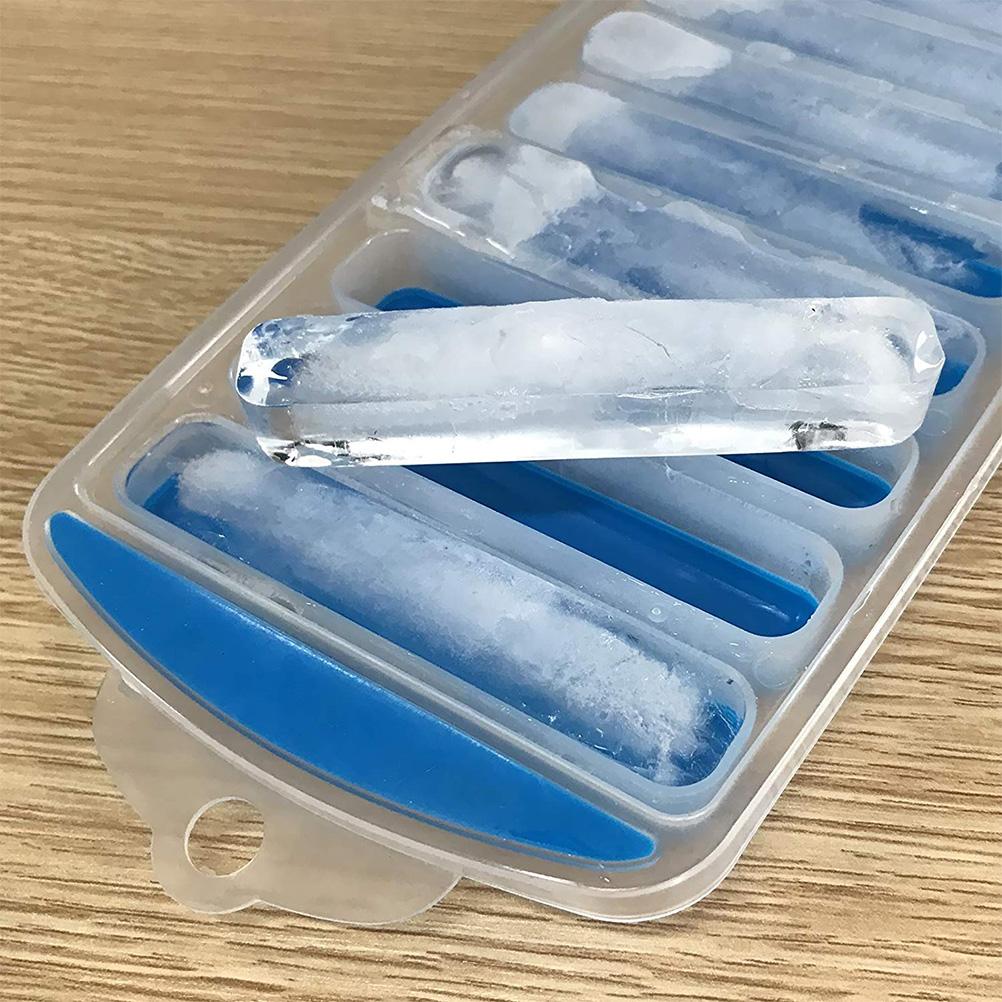 Silicone Ice Stick Cube Trays Easy Push and Out Ice Stick Cube Molds Water Bottle Ice Stick Tray