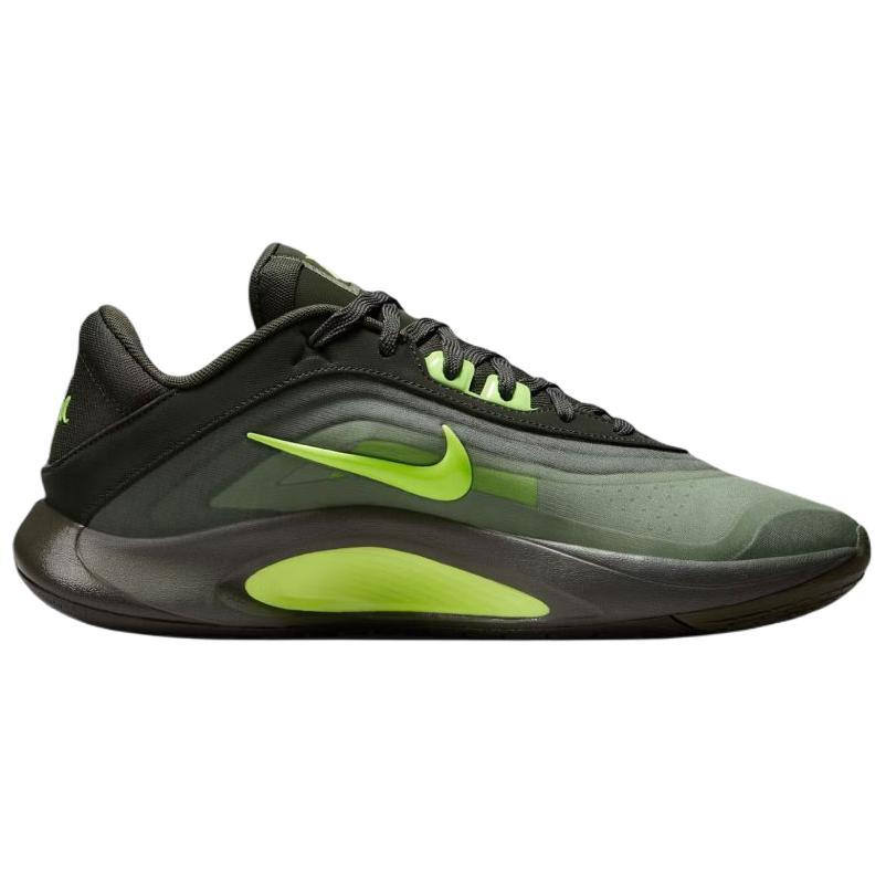 Nike Womens A'One 'Sequoia' (women's Sizes) Sequoia / Volt / Cargo Khaki / Iron Green Basketball Shoes FZ8605 301