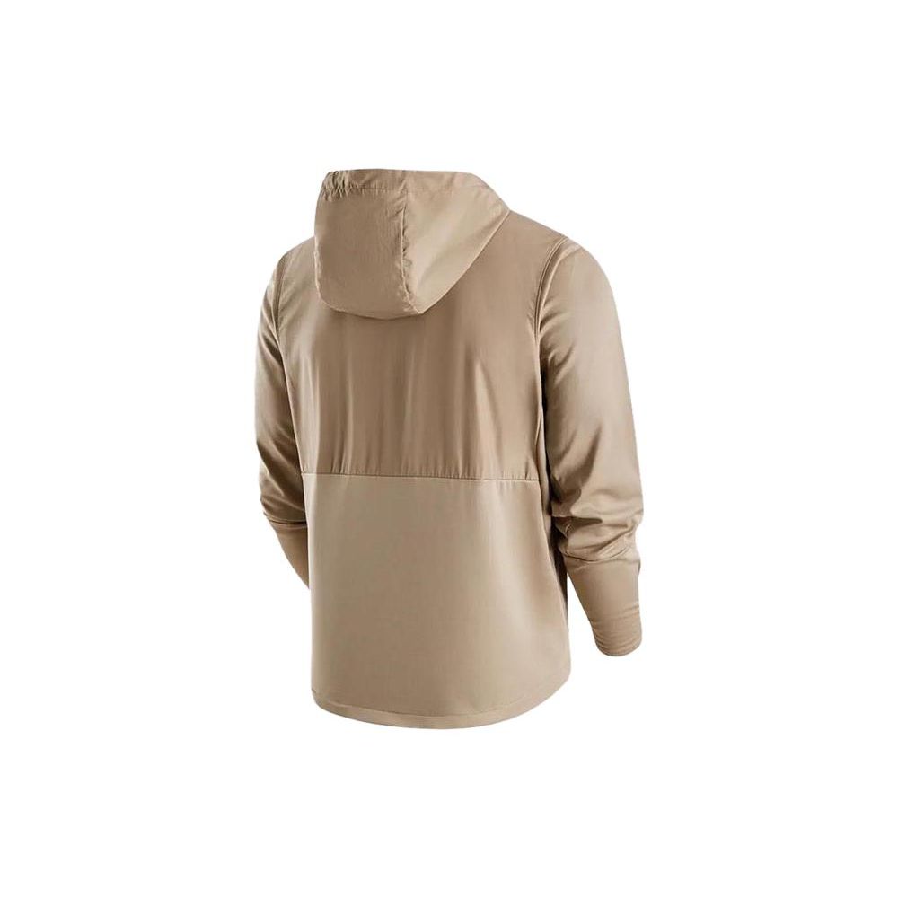 Nike Męska sportowa kurtka polarowa z kapturem, khaki FB8823-247