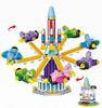 Loz Building Blocks Ferris Wheel Toys A Carousel Plastic Assembly Blocks Children Toy Educational Diy Architecture Model 1718