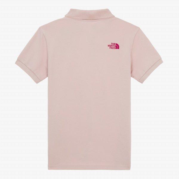The North Face Women S Short Sleeve Polo Pale Pink Nt7pr40b