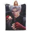 Sylus Love And Deepspace Super Soft Blanket Airplane Travel Plush Throw Blanket Funny Couch Chair Flannel Bedspread Bed Cover