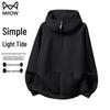 MaoRen Unisex Heavyweight Half-Zip Hooded Sweatshirt