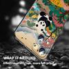 Cartoon Anime Panda Cute For Apple iPhone 17 16 16E 15 14 13 12 11 Pro Max Plus Black Soft Silicone Phone Case