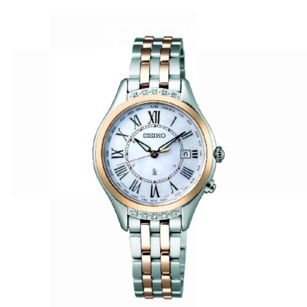 

SEIKO [Часы с солнечным радиоуправлением] LUKIA (ЛУКИЯ) Lady Diamond SSVV056 Шампанское Золото/Серебро [подлинный]