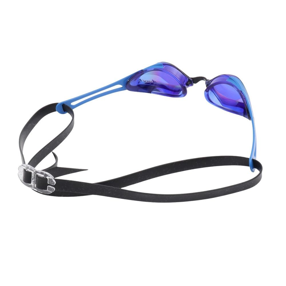 View Blade Mirrored Swimming SWIPE V128ESAM CBO x F-Zero Goggles, (Blue Yellow/FF/Men's, Women's)