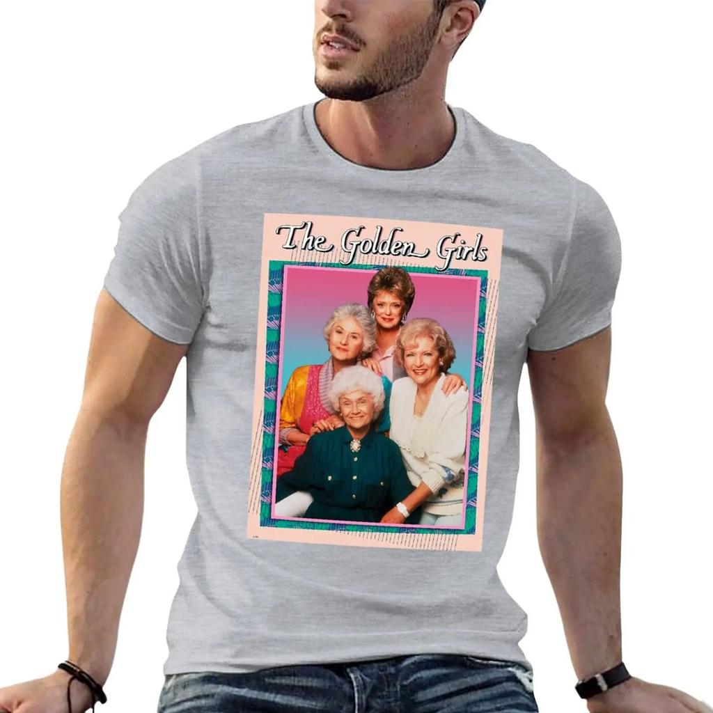 New The Golden Girls  Classic TV Show TShirt Tees Korean Fashion Short Tshirt T Shirts for Men Women Graphic