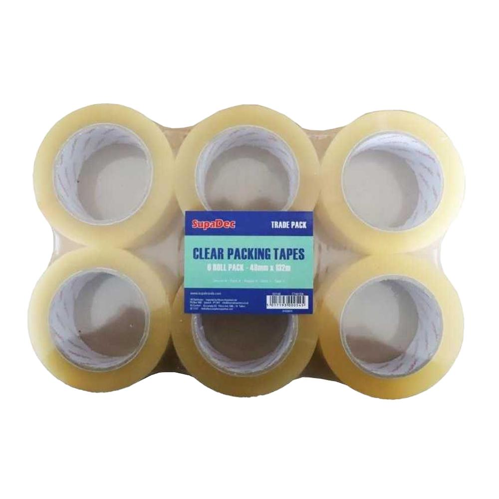 SupaDec Clear Tape (Pack of 6)