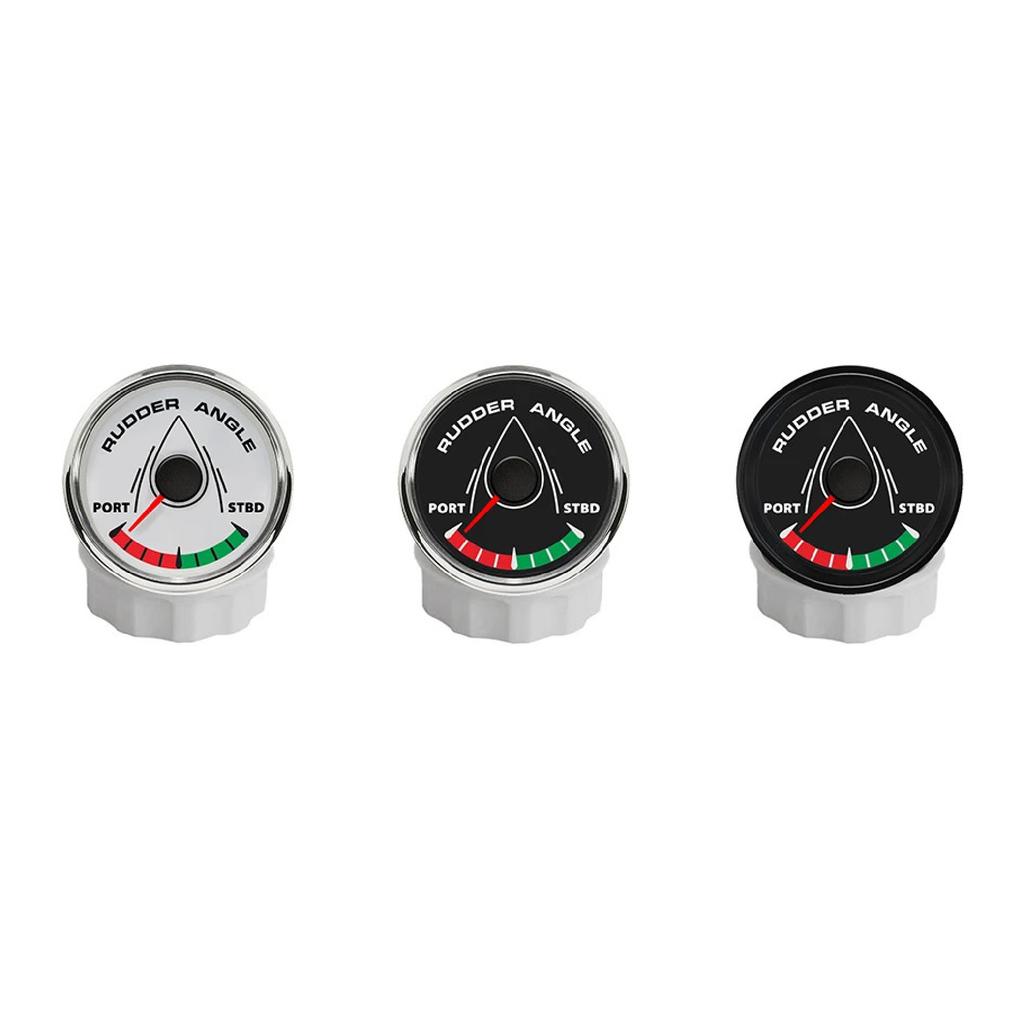 Neuestes Boot 52mm Ruderwinkelanzeige Messgerät Signal 0-190ohm mit 8 Farben Hintergrundbeleuchtung für Schiff Yacht Fahrzeug 9-32V