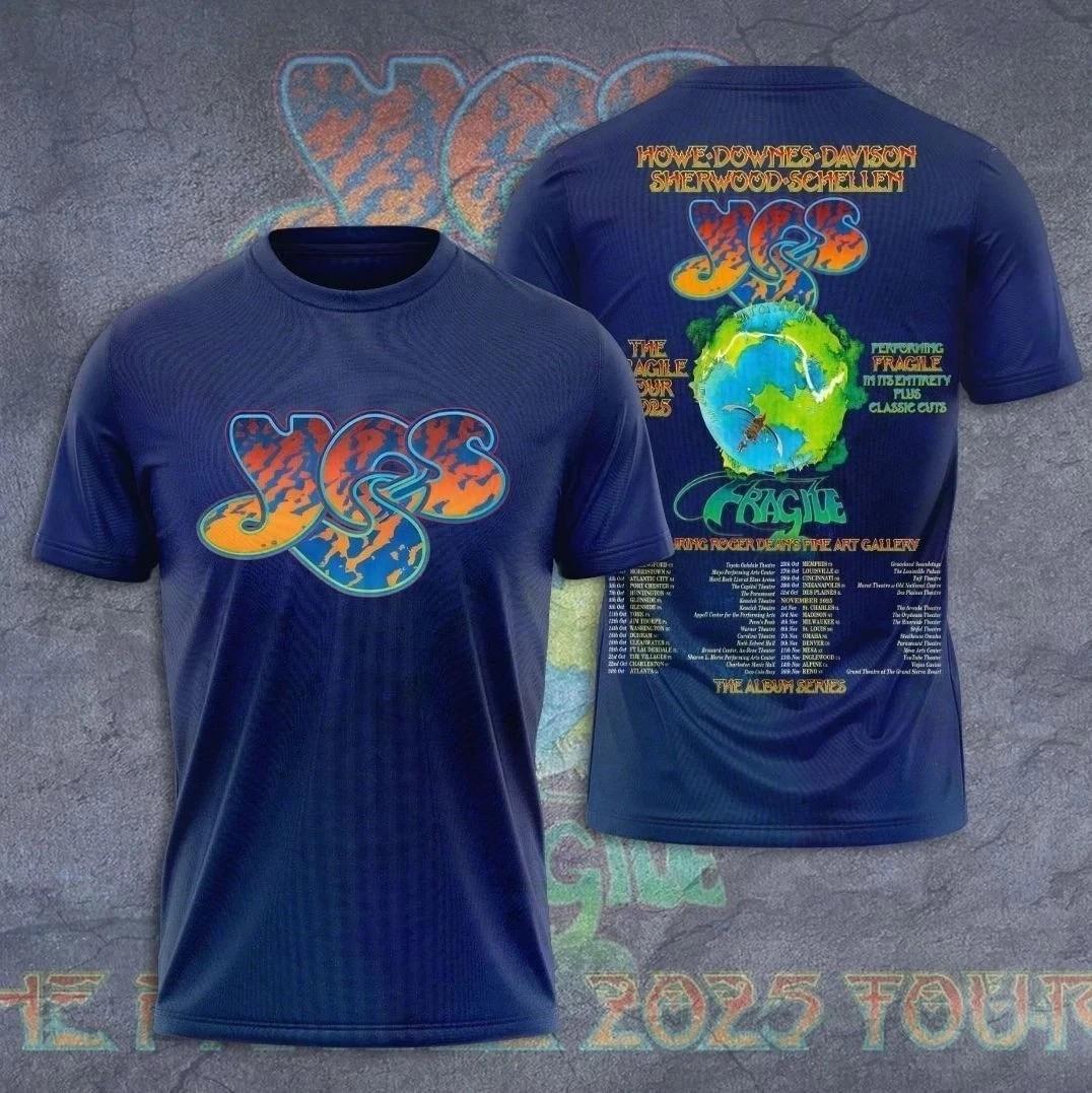 Hot Yes Band The Fragile 2026 3D Gift For Fans Unisex All Size Shirt LW1018 M