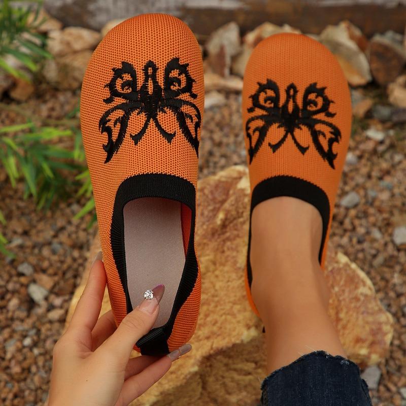 Spring and Summer New Fly-woven Mesh Breathable Women's Shoes Comfortable and Fashionable Versatile Flat-bottomed Casual Women's Shoes