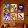 Saint Seiya Poster High-definition Art Sticker Self Adhesive Waterproof Home Decoration