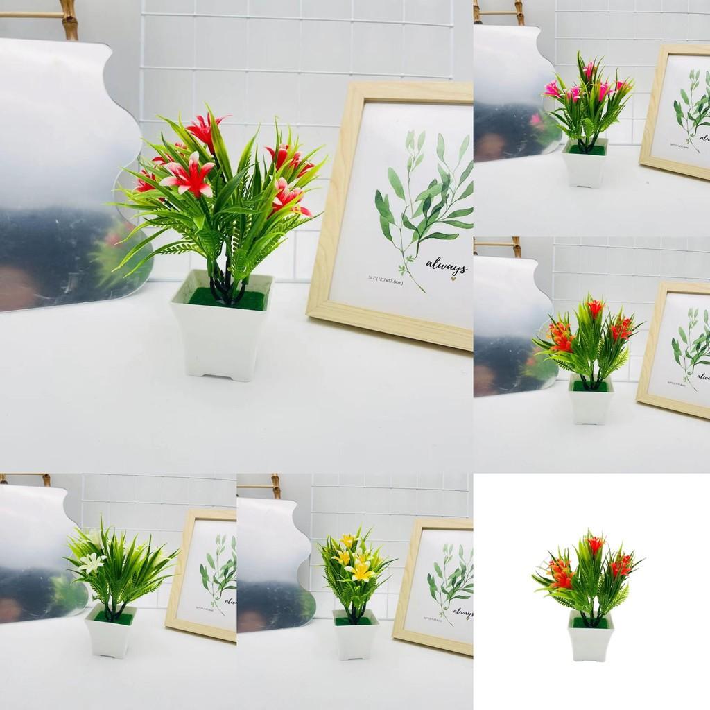 Artificial Cymbidium Potted Plant For Photography And Home Decoration Projects