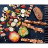 GOBRO 5PCS/set Baking Mats for Barbecue and Oven- 40cm*33cm Non-stick BBQ Sheets and Reusable Baking Sheets P