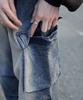 WEGO Medium Denim Easy Cargo Wide Leg Korean Medium Medium Denim Men's Pants, Pants, Streetwear, Sports, Outdoor, Style, Spring, Summer, Autumn,