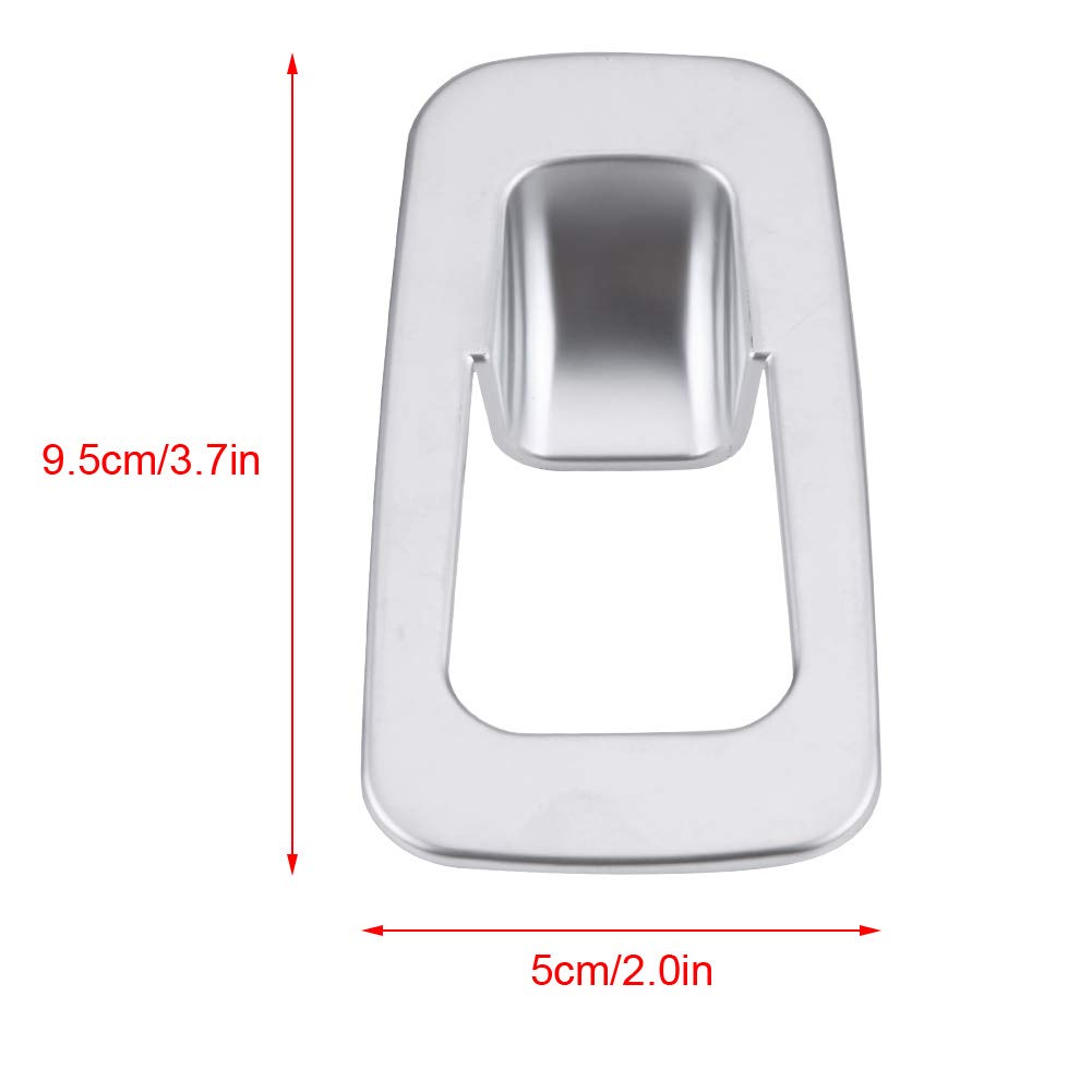 ViaGasaFamido Chrome abs Plastic Handbrake Cover Trim for Mercedes-Benz E-Class W213GLC Class X253C Class