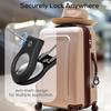 2Pcs Colours For Apple AirTag Case With Steel Wire Cable Secure Holder For Air Tag Lock Protective Case Key Ring For Luggage Tag