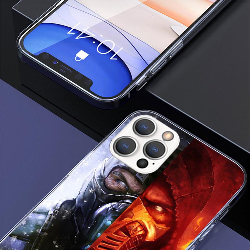 Mortal Kombat Phone Case For iPhone 17 Air 16 Pro Max 16E 15 + 14 Plus 11 12 13 Mini 7 8 SE Gift Print Cover Fundas 17 Air 16 Pr