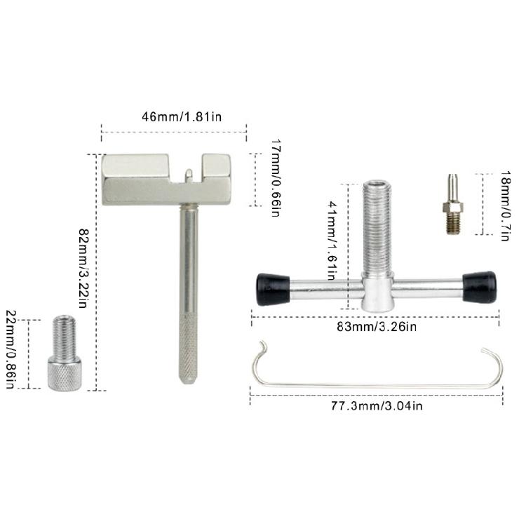 Single Speed Chain Link Repair Tool Bike Chain Pin Remover Bike Link Breaker Suitable for Emergencies Repairs