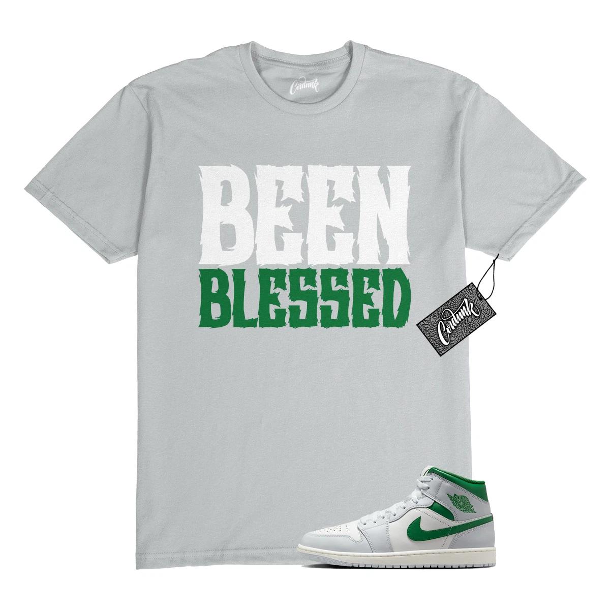 

1 Summit White Pure Platinum Pine Green Sail T Shirt Match BB S