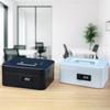 VOICE VSB-3-W Tragbarer Safe mit Zahlenschloss, A6-Format, Kompakt, für den Heim- und Bürogebrauch, B20xT16xH9cm (Weiß)