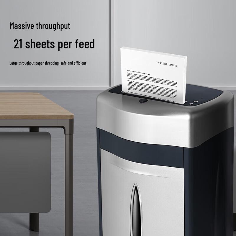 Comi P-4 Commercial Paper Shredder - 21-Sheet, 60-Minute Continuous Shredding
