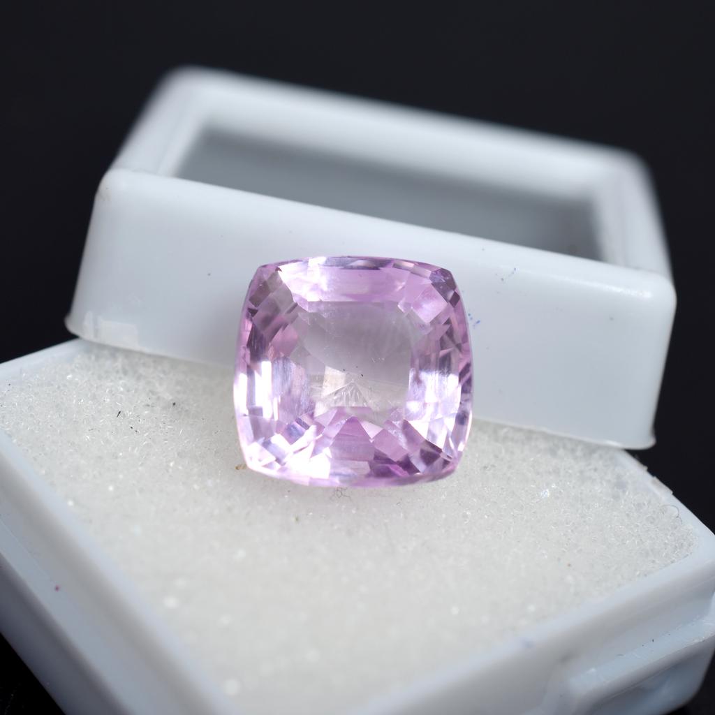 Natural Pink Sapphire 10.05ct Cushion Cut Certified Loose Gemstone