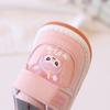 Spring/Autumn Toddler Shoes, Cartoon Leather Single Shoes for Boys and Girls, Walking Shoes 0-1-2 Years Old, Squeaky Shoes.