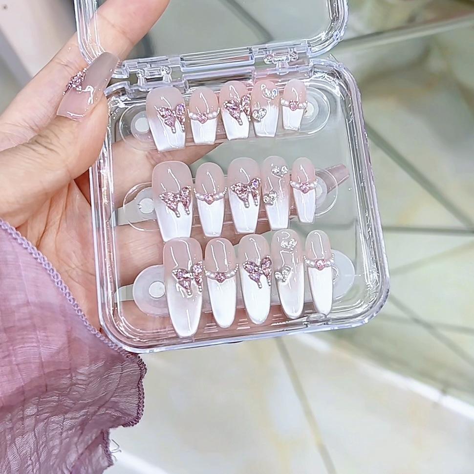 Armură împletită manual, transparentă ca gheața, fluture de vară transparent ca gheața, zirconiu transparent ca gheața, ochi de pisică, patch pur pentru nail art