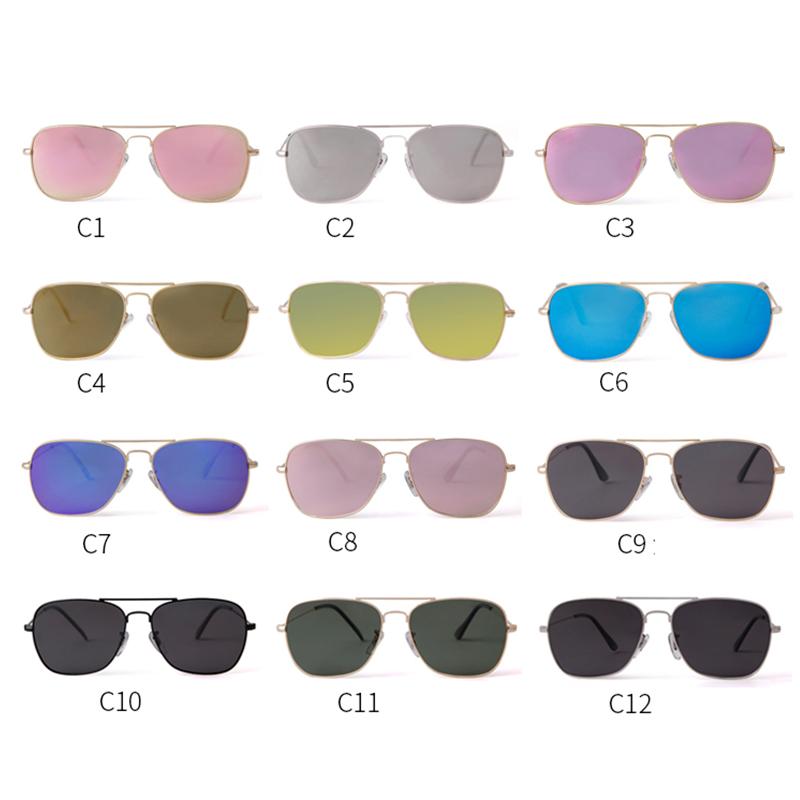 STORY Classic Metal Square Pilot Sunglasses Women Men Fashion Small Aviation Sun Glasses Retro Green Shades SZ3136