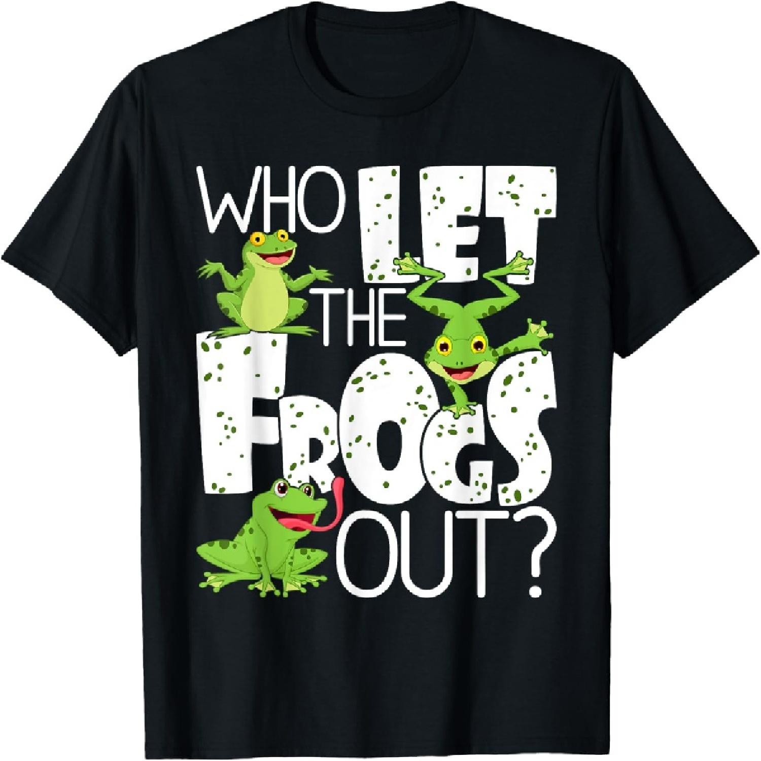 Who Let The Frogs Out - Funny Amphibian Lover Frog Owner T-Shirt XXXXXL разноцветный