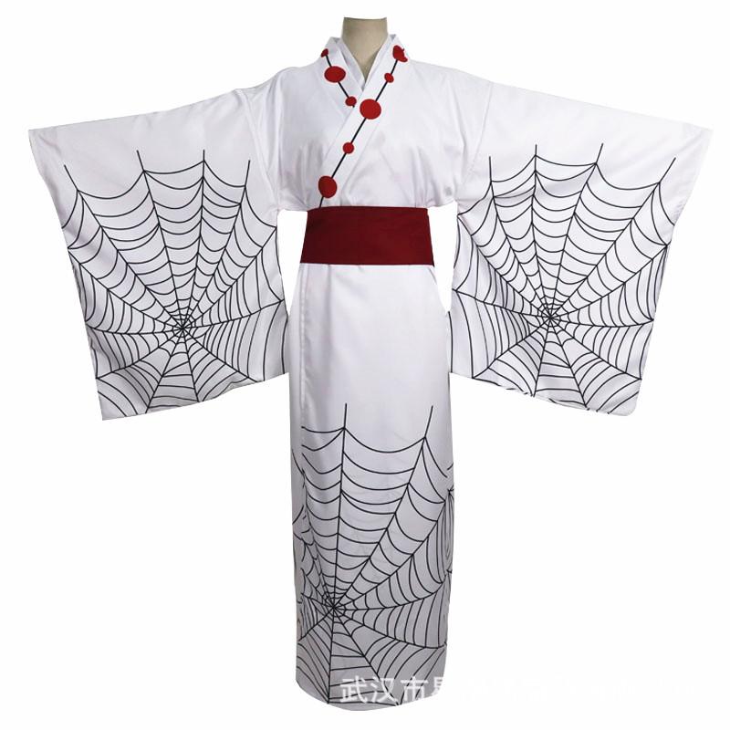 Uccisore di demoni: Kimono no Yaiba Dodici Kizuki Ragno Rui Kimono Giapponese Cosplay Costume Completo 0058