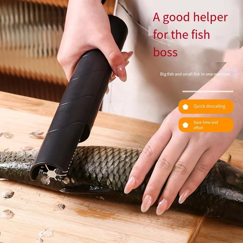 Portable Electric Fish Scraper Waterproof USB Rechargeable Fish Scale Remover Cleaner Kitchen Tool for Seafood