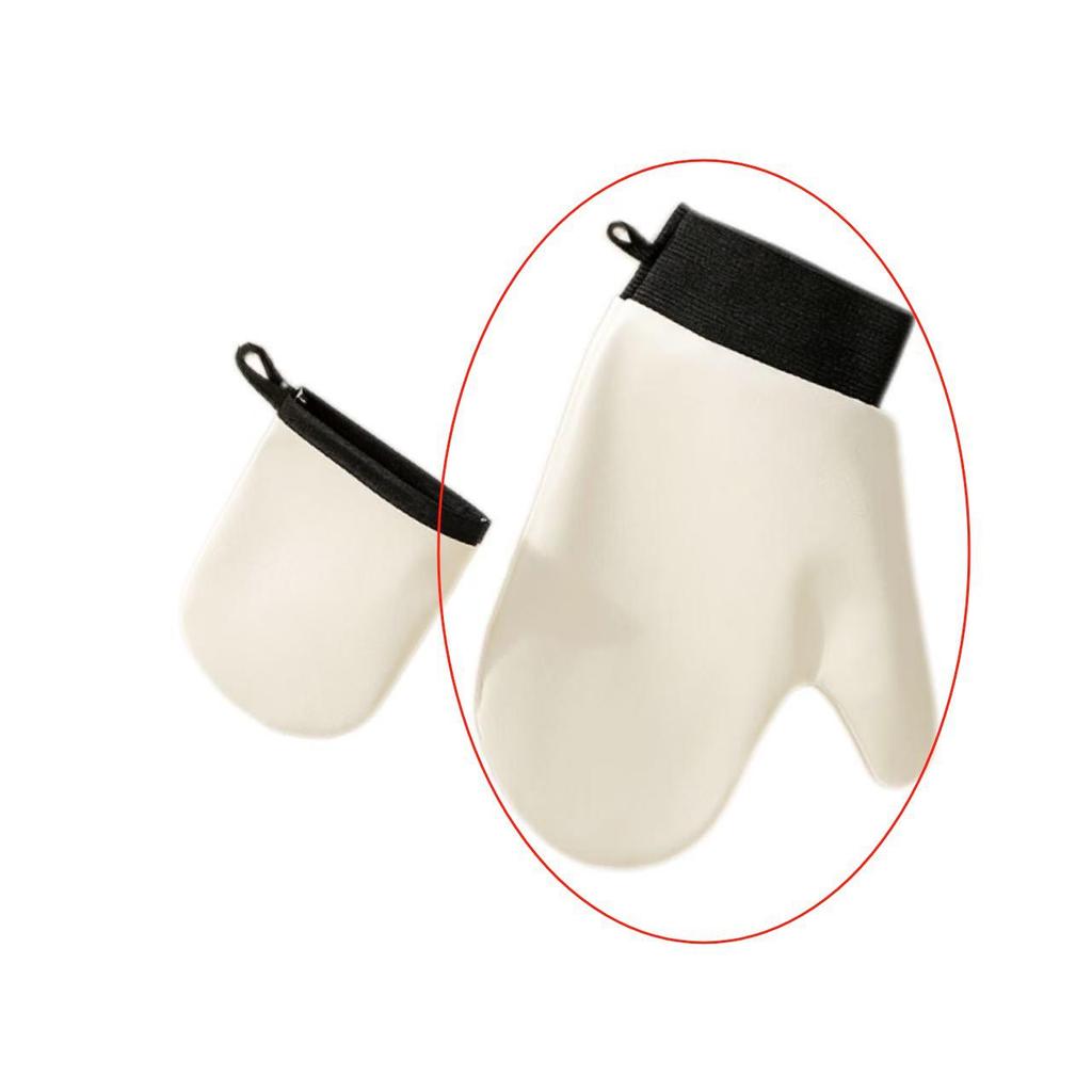 Vodotěsné vločkované rukavice aplikátor tělového mléka pro opalování a koupání