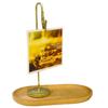 Multi-use Metal Memo Clip Holder Practical Photo Stand for Wedding Office Home Photo Note Display