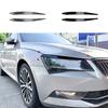 2Pcs Car Headlights Eyebrow Eyelids Trim Cover For Skoda Superb B8 2016-2018 Car Stickers Eyelids Trim Cover
