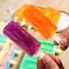 Silikon Eis am Stiel Formen 5 Mulden mit Stielen Eiscreme Maker DIY Fruchtgelee Puddingform Tragbare Küchenwerkzeuge Sommerdesserts