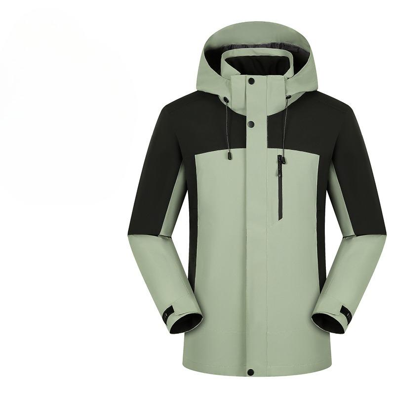 

Съемная куртка три-в-одном для альпинизма для мужчин и женщин, уличная пуховая куртка, водонепроницаемая и ветрозащитная, для пары 4XL