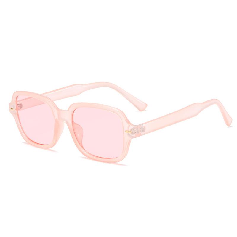 Vintage Square Sunglasses Women Fashion Small Frame Yellow Black Sun Glasses Male Female Retro Rivet Morror