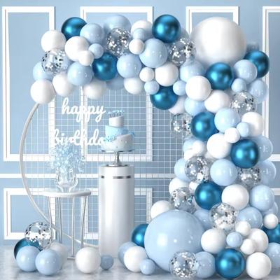 Blue Balloon Garland Arch Kit Wedding Birthday Party Decoration Kids Adult Wedding Party Supplies Latex Ballon Baby Shower Boy