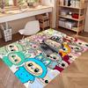 Labubu Print Rug, Washable Floor Carpet, For Entryway Dorm Laundry Room Office Study, Home Decor Birthday Christmas Gift