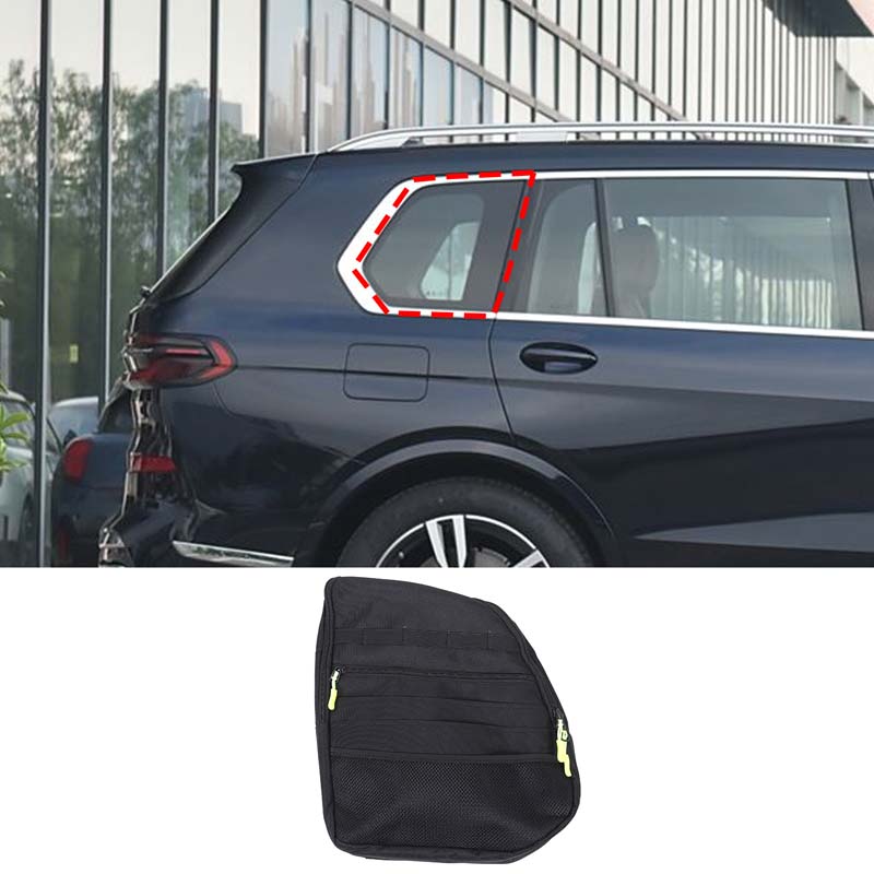 

ABS Carbon Fiber For BMW X5 X6 X7 G05 G06 G07 2025-2025 Car Dashboard Side Air Outlet Decorative Frame Sticker Car Accessories