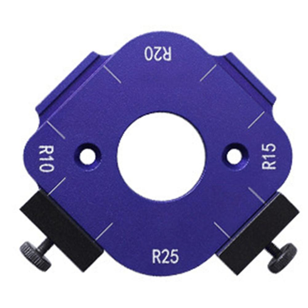 Arcs Angle Positioning Template Aluminum Alloy R-angle Arc Mold Multi-Function DIY Cutting Template for Woodworking Projects