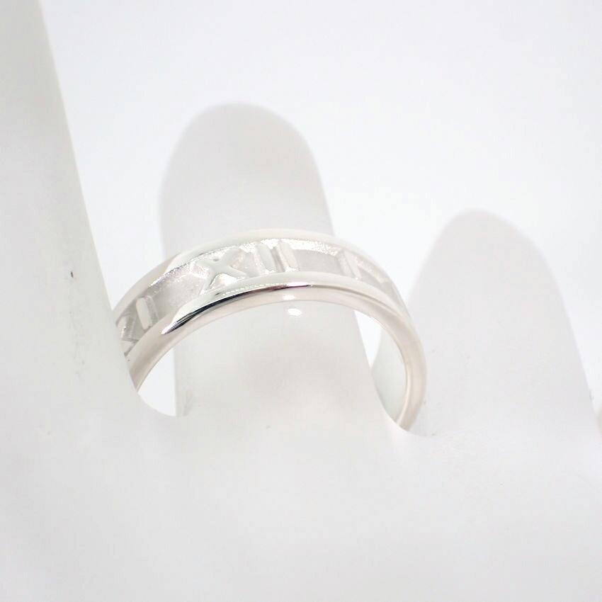 [Used] TIFFANY 925 Atlas Ring / Size 18 / j63-9