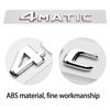 4MATIC Auto Tronco Porta Fender Bumper Emblema Decalque Emblema Fita Adesiva Substituição