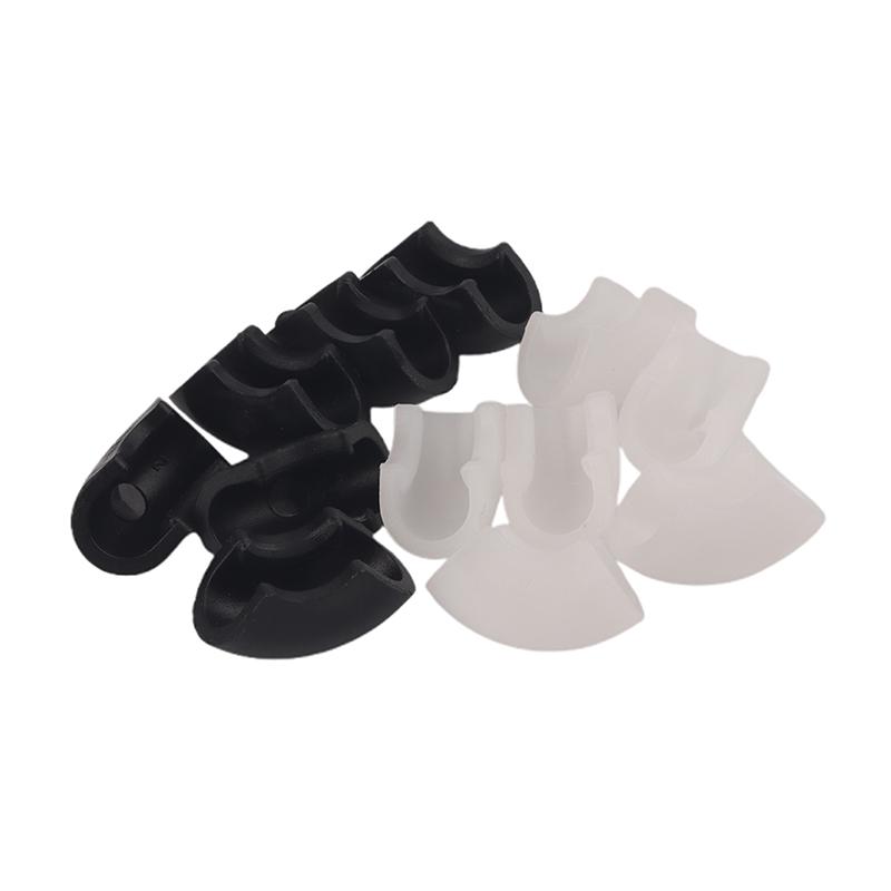 20Pcs/Lot Non-Slip Furniture Leg Pads Plastic Chair Leg Caps Sock Stool Anti-Front Tilt U-Shaped Tube Rear Pad 10Mm Pipe Clamp