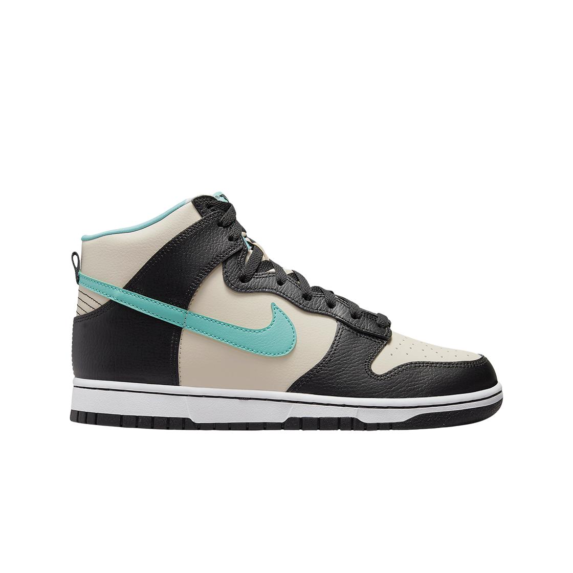 

Мужские кроссовки Nike Dunk High Retro EMB Pearl White Washed Teal and Black DO9455-200