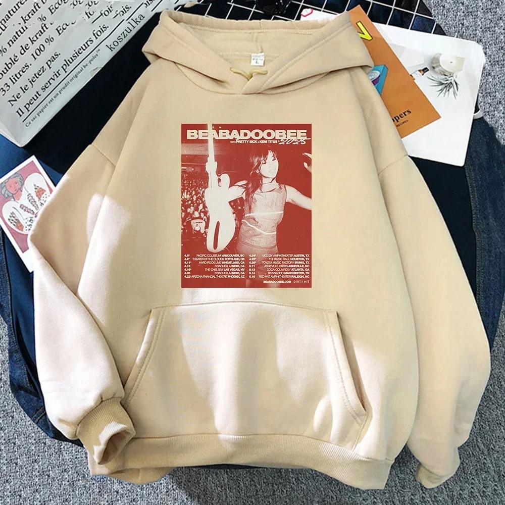 Ta en tugga Låt Huvtröja Beabadoobee 2025 Turné Dam/herr Huvtröjor Höst Vinter Kläder Mode Casual Sweatshirt Harajuku Unisex