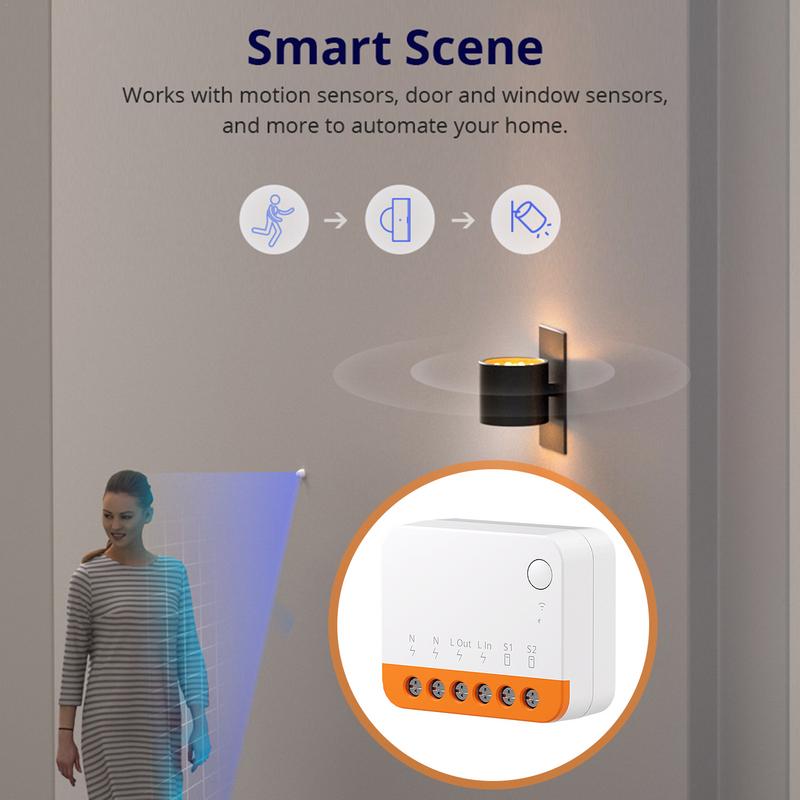 Smart WiFi Light Controller Smart Controller Remote Control Two-Way Controller Smart Button With Timing Function Voice/App